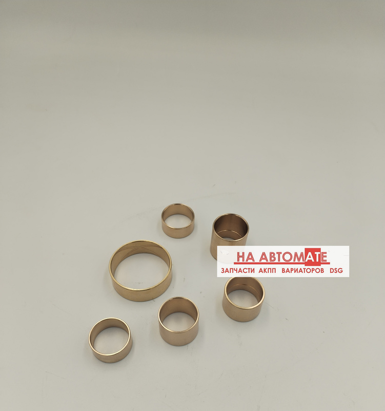 Комплект 6 шт бронзовых втулок AW55-50SN / AW55-51SN (вх. вал 22 мм)