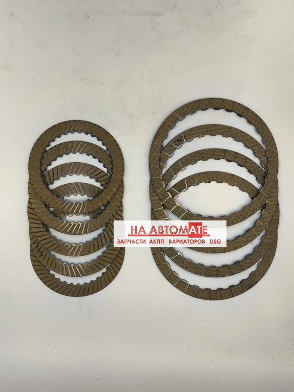 Комплект фрикционных дисков ориг DQ250(02E)/7DCT220(CA7CM220D)/7DCT270(CA7CM270D)/7DCT450(GW7DCT1/2)